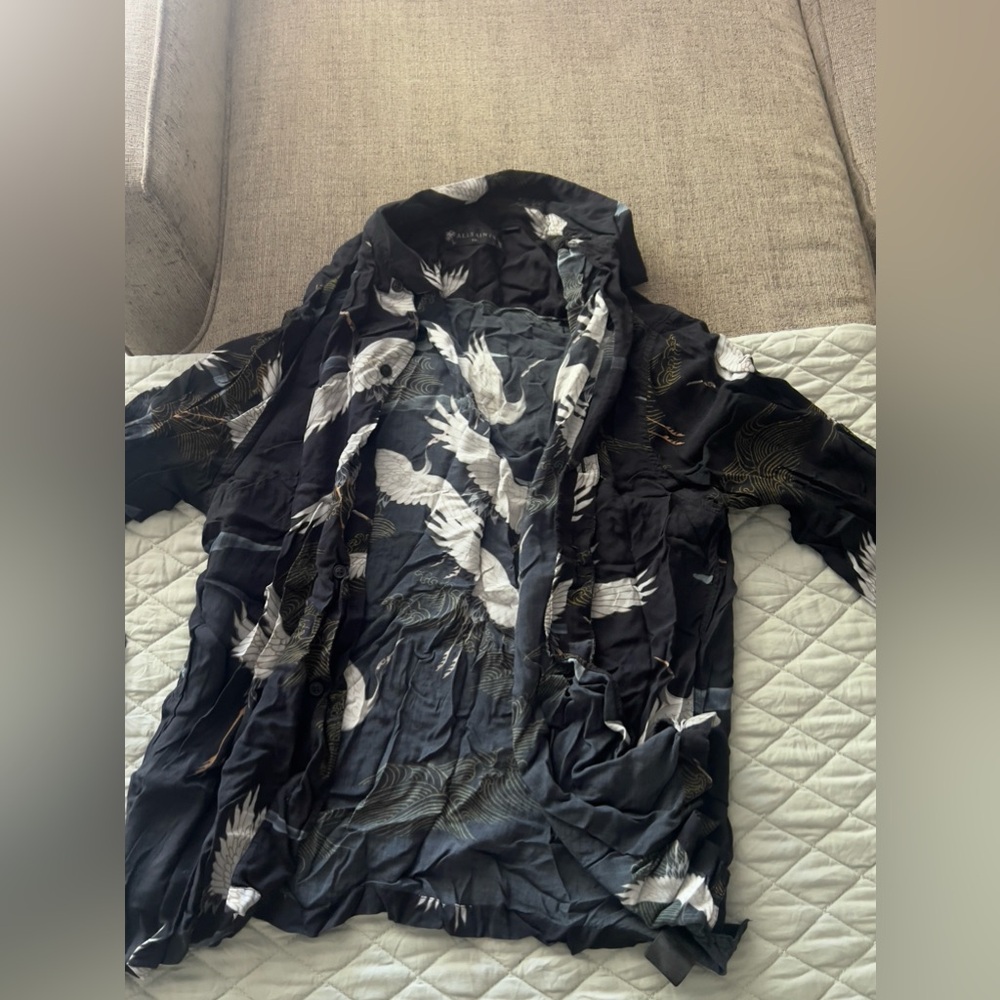 All Saints Loose Button Up